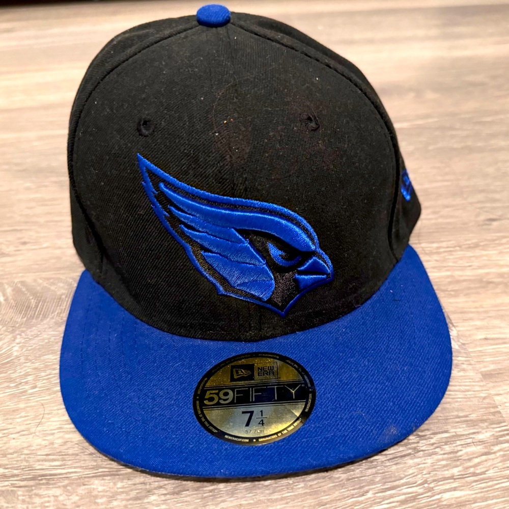 7 1/4 classic Blue & Black snap back Arizona Cardinals hat